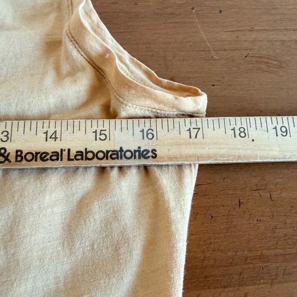 Madewell Mustard Yellow V Neck Sleeveless Tank Top Size S Casual Lightweight - Picture 7 of 8